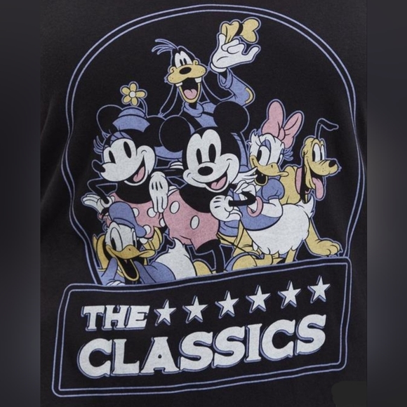 TORRID DISNEY Mickey Mouse & Friends Black Classic Fit Tee! NWT! - Picture 5 of 9